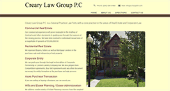 Desktop Screenshot of crearylaw.com